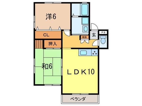 ロ－ズコ－ポ荒牧の物件間取画像